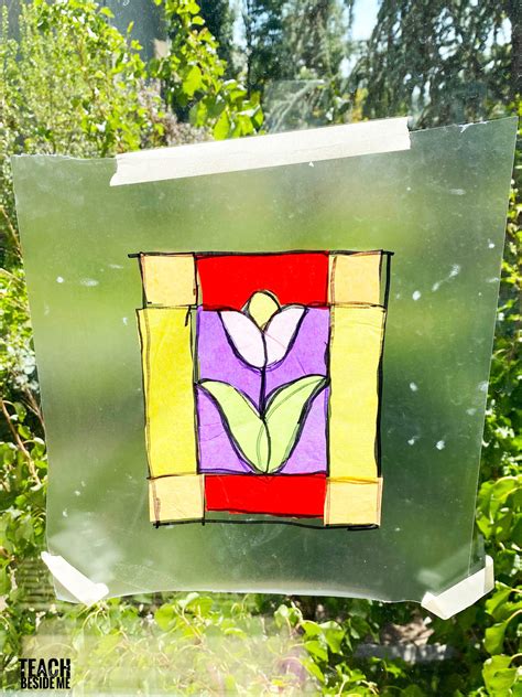 stained glass art project  kids teach