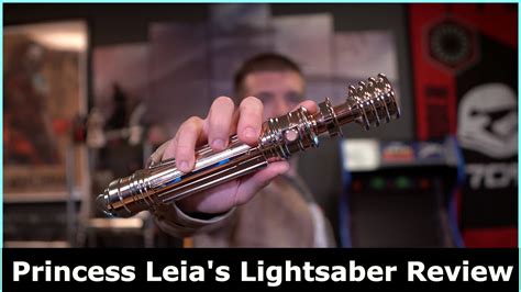 Star Wars Princess Leia S Lightsaber Review Youtube