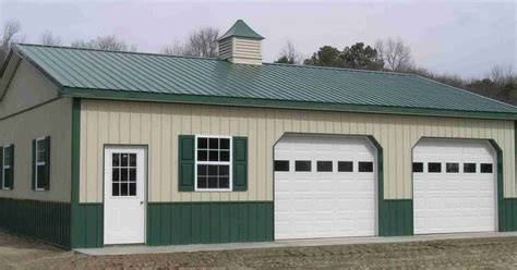 Pole Barn Garage Kits 101 Metal Building Homes