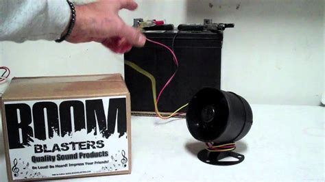 boom blasters car horn installation tutorial youtube