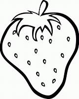 Strawberry Coloring Pages Fresh Strawberries Colouring Clip Fruit Outline Print Clipart Food Book Kids Printables Graphics Baby Big sketch template