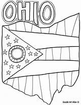 Coloring Pages State Ohio Sheets Rhode Bird Island Doodle Flag Kids Mediafire Printable Books sketch template