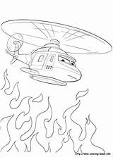 Fire Rescue Coloring Planes Plane Kids Craft Book sketch template