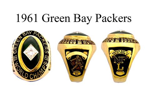 1961 Green Bay Packers Superbowl Championship Ring