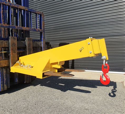 kg angled extendable jib forklift attachment kg angled