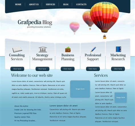 beautiful   business psd website templates creative