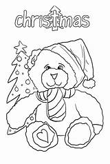 Coloring Bear Pages Teddy Holidays Happy Choose Board Coloringsky sketch template