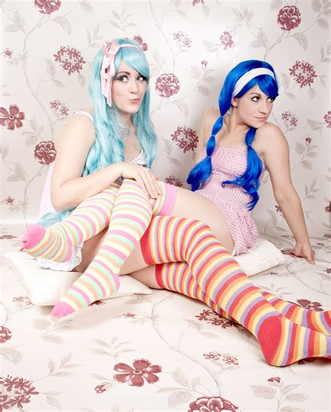 Sexy Socks Manga Girls Rainbow Long Socks Tink And Floz  Flickr