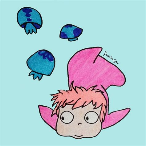 ponyo  drawings art ponyo