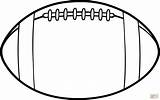 Football Coloring American Ball Pages Printable Drawing Coloriage Americain Skip Main sketch template