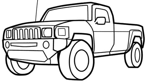 car  truck coloring page gallery printable coloring page