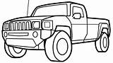 Coloring Pages Truck Car Printable Print sketch template