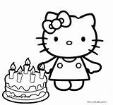 Coloring Kitty Hello Pages Birthday Cake Cupcake Happy Printable Elmo Adults Preschool Color Drawing Getdrawings Getcolorings Colorings Line Wars Star sketch template