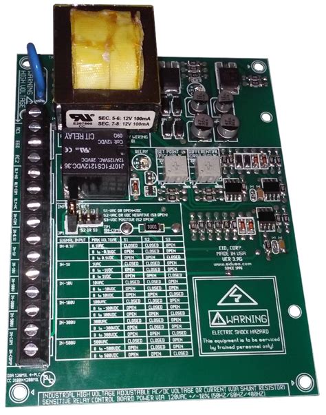 interface board industrial acdcvoltage sensitive relay control board