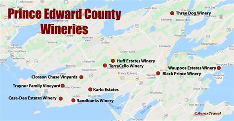 top   wineries  prince edward county avrex travel