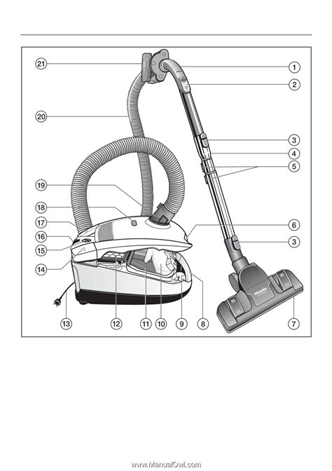 guide   vacuum cleaner  miele   quartz operating manual page