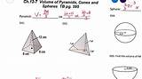 Pyramids Cones sketch template