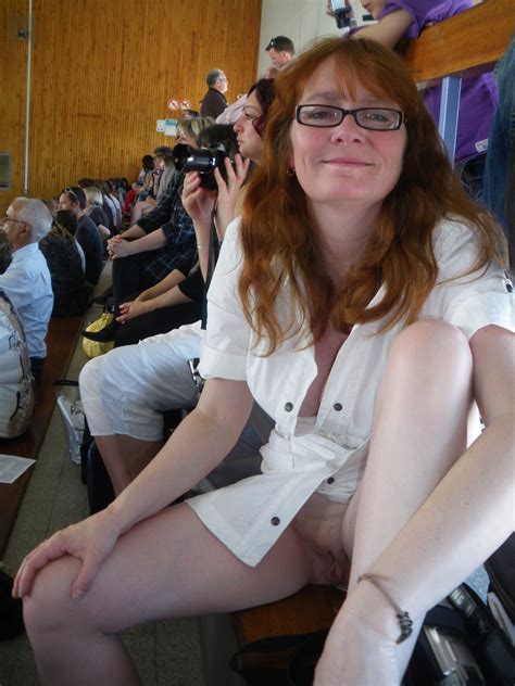 horny redhead milf exposed in public 09 in gallery horny redhead milf exposed in public