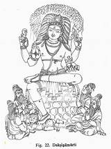 Coloring Shiva Lord Pages Gods Hindu Book Divyajanani Indian sketch template