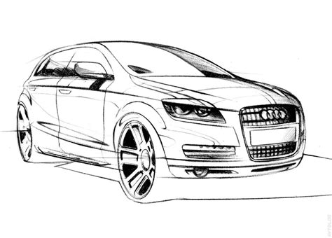 audi car coloring page  svg file  diy machine