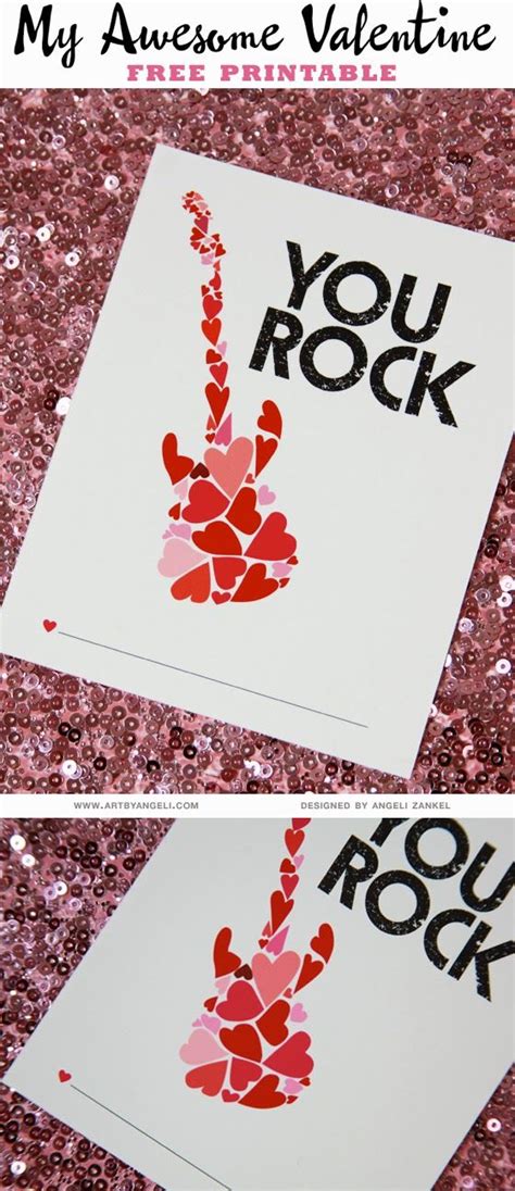 awesome valentine  printable cards