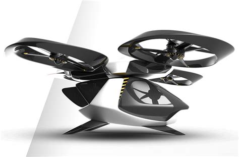 autonomous passenger drone features modular design   situations tuvie design
