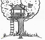 Tree Coloring House Treehouse Drawing Magic Kids Pages Clipart Drawings Divyajanani Designlooter Para Size Casa Template Del Desde Guardado 59kb sketch template