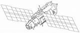 Drawing Space Station Hubble Telescope Module Drawings Getdrawings sketch template
