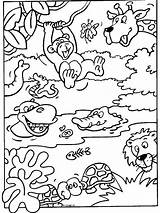 Dieren Dierentuin Natuur Tekening Dierentuindieren Uitprinten Peuters Downloaden Activiteiten Dschungel Kinderkleurplaten Omnilabo Malvorlagen Kindern Jufleonie sketch template
