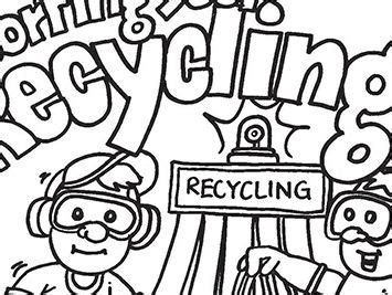 complete recycling coloring page  coloring pages