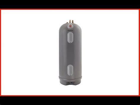 rheem  marathon tall electric water heater  gallon review youtube
