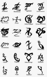 Runas Tatuajes Significados Cazadores Sombras sketch template
