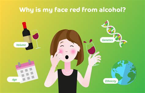face turn red  alcohol alcohol flush