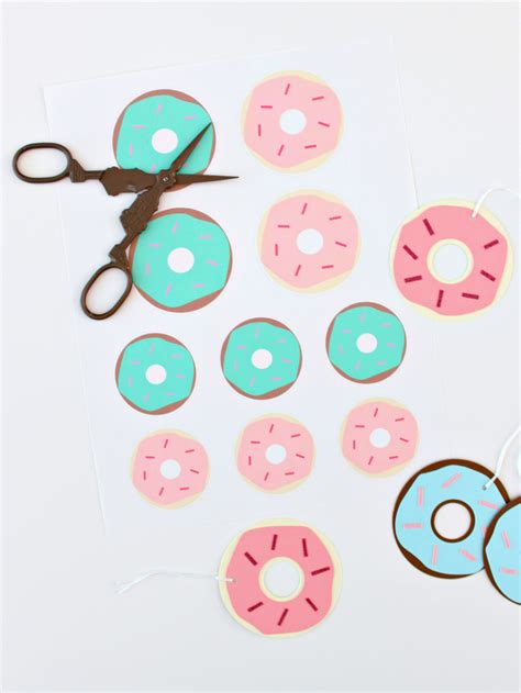 donut themed party white house craft crafts kids crafting