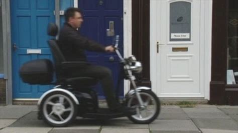 mobility scooters pimped up in whitley bay bbc news