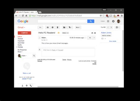 move  gmail messages   account