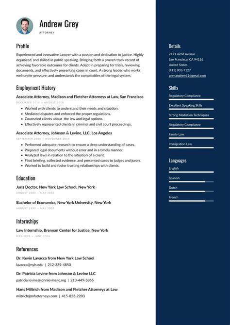 attorney resume examples writing tips   guide resumeio