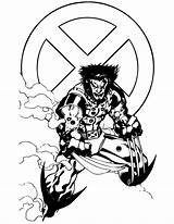 Wolverine Pintar Ausmalbilder Superheld Colorpages Coloringhome Erste sketch template