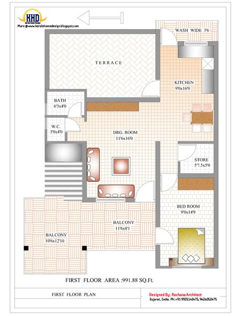 contemporary india house plan  sqft kerala home design  floor plans