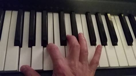 How To Play A G Major 7 Chord On Piano Youtube