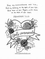 Coloring Pages Proverbs sketch template