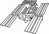 Raumstation Iss Internationale Ausmalbild Raketen Pixabay Weltall Malvorlage Inverters Vs Satellit Designlooter Vetor Becca Kostenlose Clker Vetores sketch template