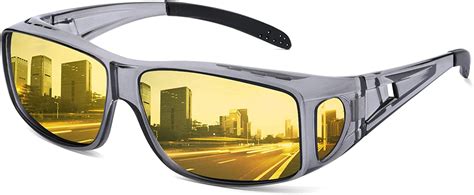 buy night driving glasses fit over prescription glasses anti glare