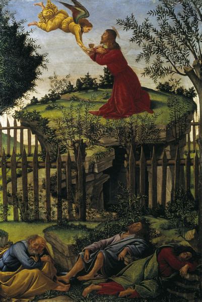 sbotticelli christus  oelberg bild als poster und kunstdruck von
