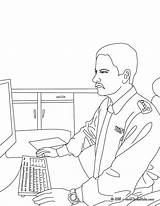 Coloring Pages Job Good Getcolorings Police Color Policeman Station sketch template