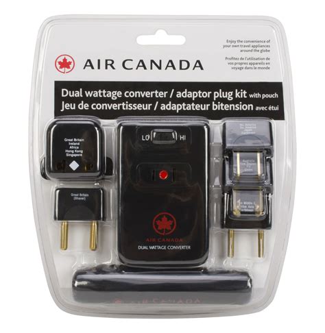 air canada dual wattage converter adapter kit walmart canada