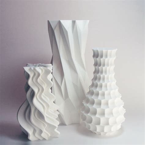 Modern Home Decor Bud Vase Set Geometric Vase Art Vases Funky Art