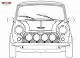 Coloring Mini Cooper Pages Austin Printable Related Coloringhome Popular sketch template