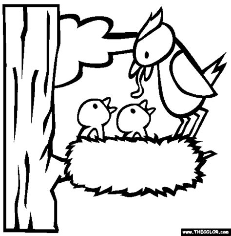 printable coloring page cute bird coloring pages