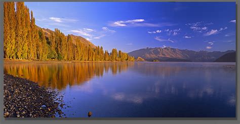 Autumn Colours Lake Wanaka New Zealand